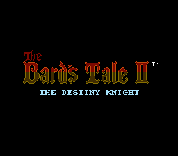 Bard's Tale II, The - The Destiny Knight